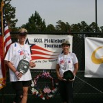Marlene Born and Judy Orme Silver Medalists SCCL Pickleball Tournament