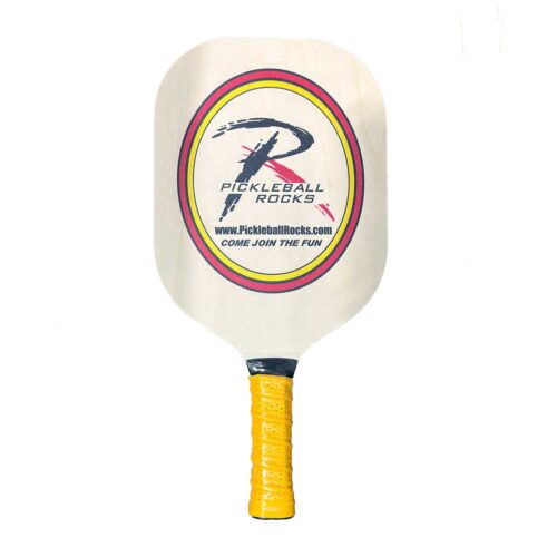 wooden pickleball paddle